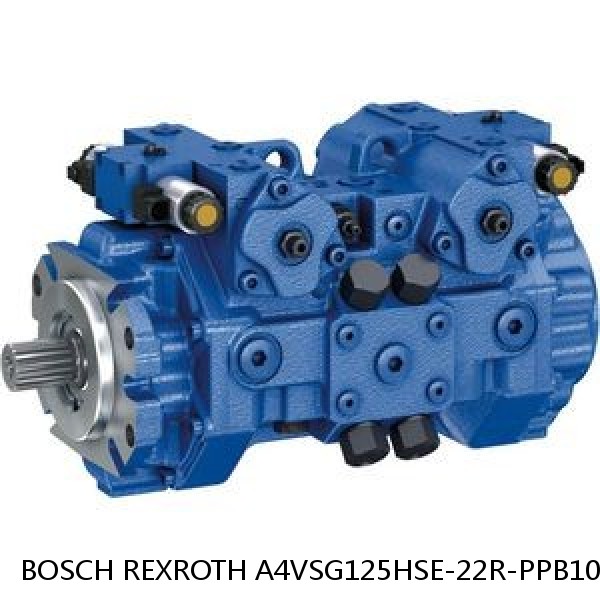 A4VSG125HSE-22R-PPB10N000N BOSCH REXROTH A4VSG Axial Piston Variable Pump
