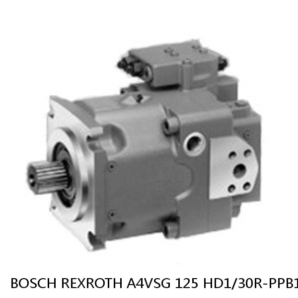 A4VSG 125 HD1/30R-PPB10K029N BOSCH REXROTH A4VSG Axial Piston Variable Pump