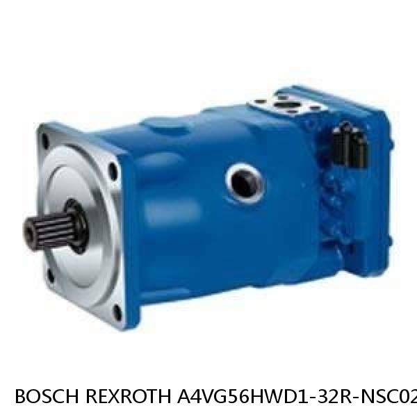 A4VG56HWD1-32R-NSC02F025S BOSCH REXROTH A4VG Variable Displacement Pumps