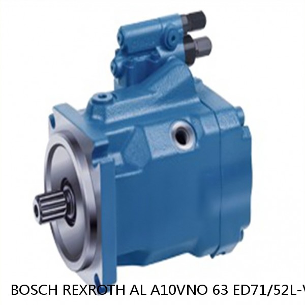 AL A10VNO 63 ED71/52L-VRC11N00T-S3457 BOSCH REXROTH A10VNO Axial Piston Pumps