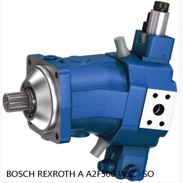 A A2F500 W5Z -SO BOSCH REXROTH A2F Piston Pumps #1 small image