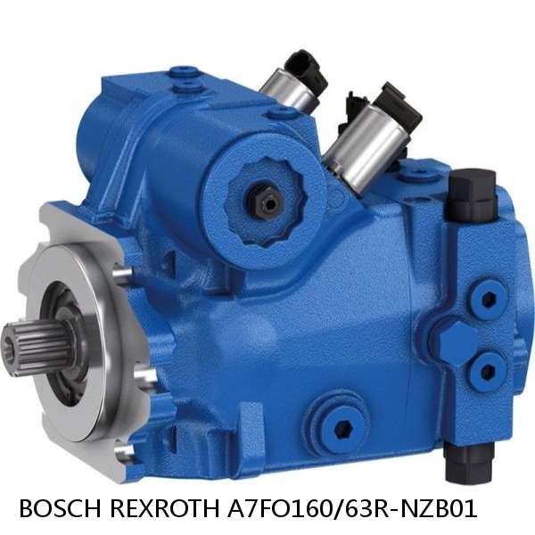 A7FO160/63R-NZB01 BOSCH REXROTH A7FO Axial Piston Motor Fixed Displacement Bent Axis Pump #1 image