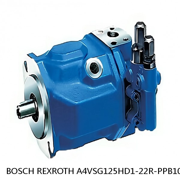 A4VSG125HD1-22R-PPB10K029N BOSCH REXROTH A4VSG Axial Piston Variable Pump #1 image