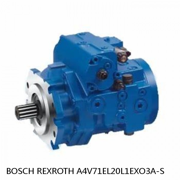 A4V71EL20L1EXO3A-S BOSCH REXROTH A4V Variable Pumps #1 image