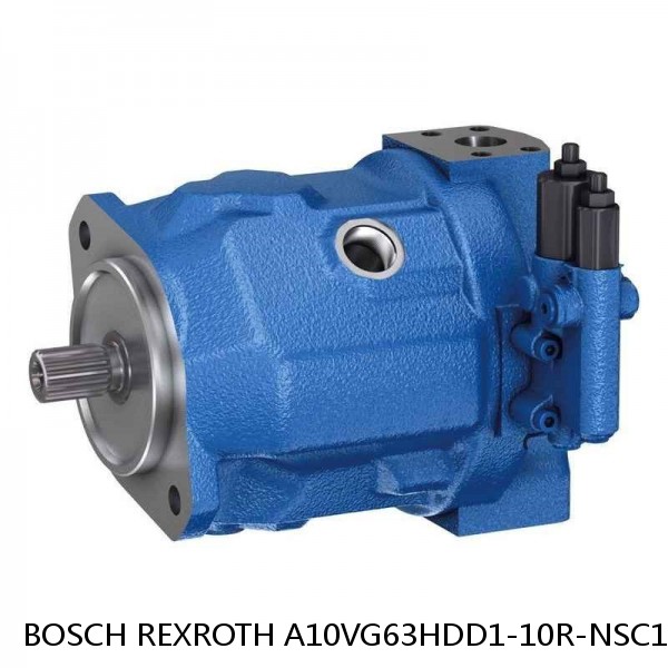 A10VG63HDD1-10R-NSC10F023D BOSCH REXROTH A10VG Axial piston variable pump #1 image
