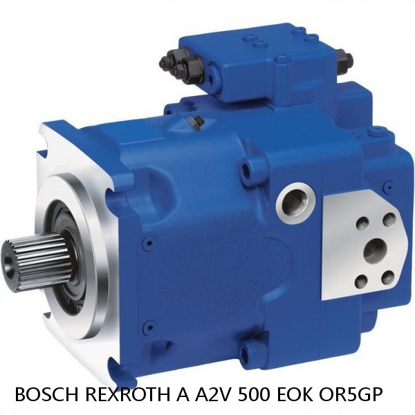 A A2V 500 EOK OR5GP BOSCH REXROTH A2V Variable Displacement Pumps #1 image